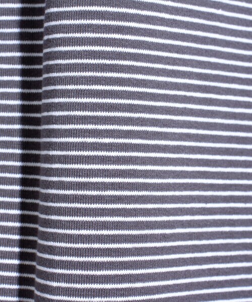 GLOSTER(グロスター)の「【GLOSTER/グロスター】リンガー ボーダーTシャツ ワイドフィット(Tシャツ/カットソー・メンズ・ホワイト系その他/グレー系その他/グリーン系その他・S/M/L)」の15枚目の写真