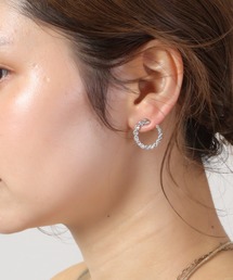 ASH / OREGON / GREFELY ラインストーンデザインピアス