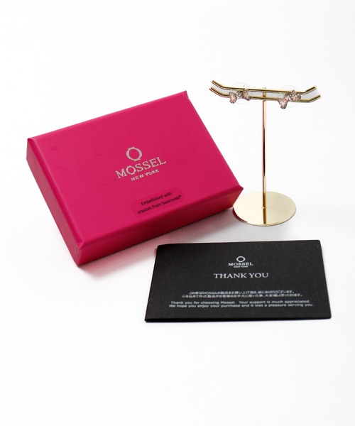MOSSEL NEW YORK(モシェルニューヨーク)の「ASH / OREGON / GREFELY ラインストーンデザインピアス(ピアス(両耳用)・レディース・シルバー系/シルバー系1/シルバー・FREE)」の15枚目の写真