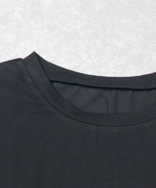 Rejoule(リジュール)の「ワンポイント刺繍タンクトップ(Tシャツ/カットソー・レディース・ブラック/オフホワイト/チャコールグレー・フリー)」の20枚目の写真