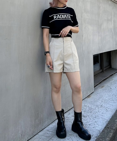 セール】フェイクレザーショート／パンツ（その他パンツ）｜INGNI
