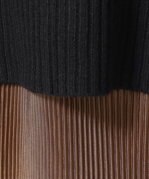 【セール】ハイネックレイヤード ニットワンピース(ワンピース)|BEAMS HEART(ビームスハート) 【セール】ハイネックレイヤード ニットワンピース(ワンピース)|BEAMS HEART(ビームスハート)