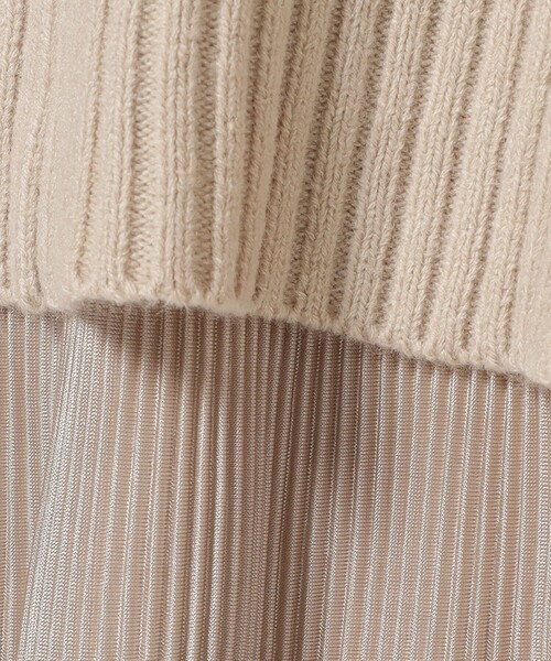 【セール】ハイネックレイヤード ニットワンピース(ワンピース)|BEAMS HEART(ビームスハート) 【セール】ハイネックレイヤード ニットワンピース(ワンピース)|BEAMS HEART(ビームスハート)