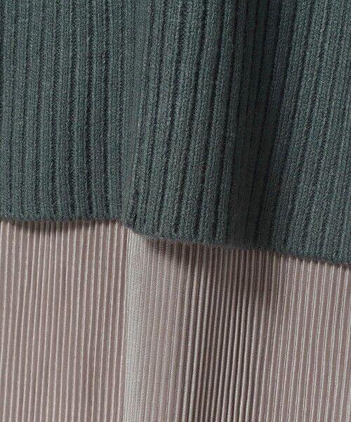 【セール】ハイネックレイヤード ニットワンピース(ワンピース)|BEAMS HEART(ビームスハート) 【セール】ハイネックレイヤード ニットワンピース(ワンピース)|BEAMS HEART(ビームスハート)