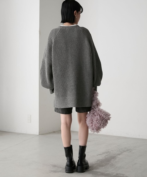 専用！　DimMoire 超ロングスリーブニット ブラック×グレー 専用！ DimMoire 超ロングスリーブニット ブラック×グレー
