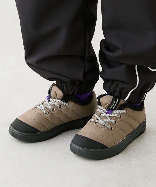 devirock（デビロック）の「撥水 とにかく軽い あったかアウトドアスニーカー（スニーカー・キッズ・ライトベージュ/ブラック/ブラウン・22.0cm/18.0cm/17.0cm/21.0cm/19.0cm/23.0cm/20.0cm/24.0cm）」の2枚目の写真