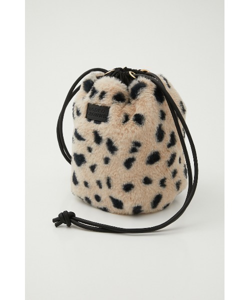 RODEO CROWNS WIDE BOWL(ロデオクラウンズワイドボウル)の「FAUX FUR BAG(ショルダーバッグ・レディース・ホワイト系その他/オレンジ/ライトグリーン・FREE)」の5枚目の写真