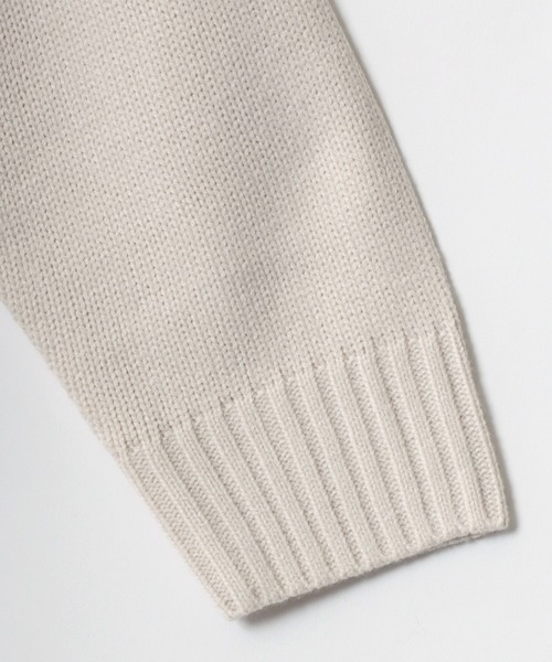 BEVERLY HILLS POLO CLUB（ビバリーヒルズポロクラブ）の「BEVERLY HILLS POLO CLUB/ビバリーヒルズポロクラブ オーバーサイズ ロゴ ワンポイント刺繍 ニット カーディガン/長袖 トップス/レディース メンズ（カーディガン/ボレロ・レディース・ベージュ/ネイビー/ライトグレー/アイボリー/ブラック・M/L/LL）」の15枚目の写真