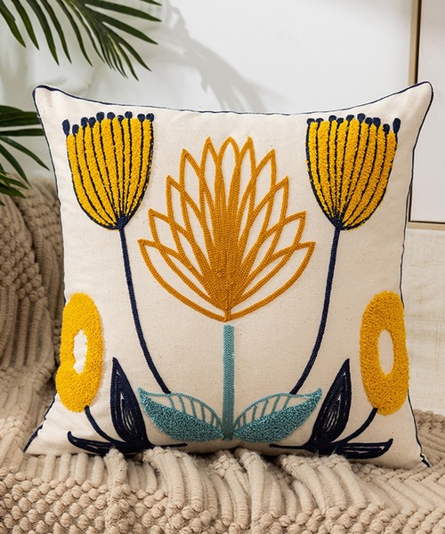 aimoha（アイモハ）の「aimoha home立体感刺繍クッションカバー（クッション/クッションカバー・レディース・その他5/その他3/その他8/その他9/その他1/その他4/その他6・FREE）」の4枚目の写真