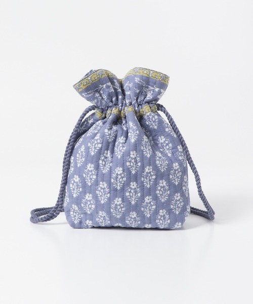 URBAN RESEARCH Sonny Label（アーバンリサーチサニーレーベル）の「MIXプリントコットンポシェット（ショルダーバッグ・レディース・ブラック/カーキ/ブルー・ONE）」の9枚目の写真