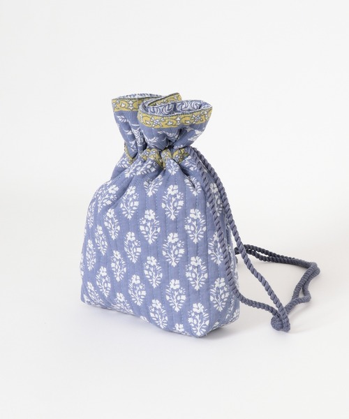 URBAN RESEARCH Sonny Label（アーバンリサーチサニーレーベル）の「MIXプリントコットンポシェット（ショルダーバッグ・レディース・ブラック/カーキ/ブルー・ONE）」の10枚目の写真