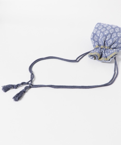 URBAN RESEARCH Sonny Label（アーバンリサーチサニーレーベル）の「MIXプリントコットンポシェット（ショルダーバッグ・レディース・ブラック/カーキ/ブルー・ONE）」の12枚目の写真