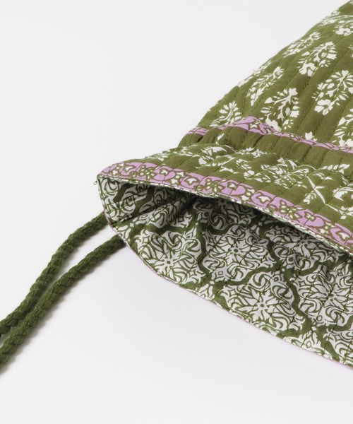 URBAN RESEARCH Sonny Label（アーバンリサーチサニーレーベル）の「MIXプリントコットンポシェット（ショルダーバッグ・レディース・ブラック/カーキ/ブルー・ONE）」の15枚目の写真