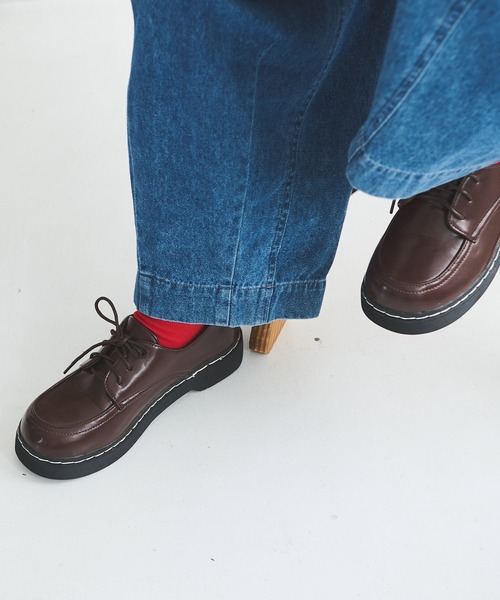 Crisp（クリスプ）の「レースアップシューズ（その他シューズ・レディース・ブラウン/ブラック・37/38/36）」の7枚目の写真