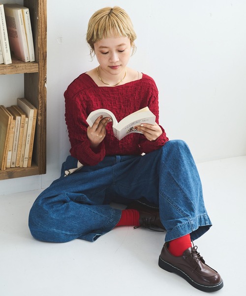 Crisp（クリスプ）の「レースアップシューズ（その他シューズ・レディース・ブラウン/ブラック・37/38/36）」の3枚目の写真