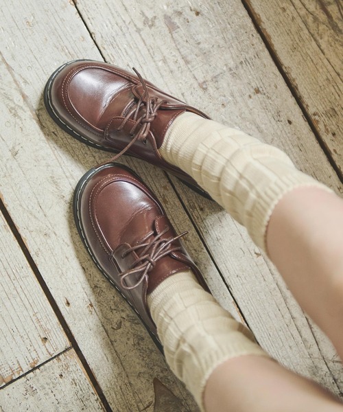 Crisp（クリスプ）の「レースアップシューズ（その他シューズ・レディース・ブラウン/ブラック・37/38/36）」の8枚目の写真