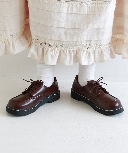 Crisp（クリスプ）の「レースアップシューズ（その他シューズ・レディース・ブラウン/ブラック・37/38/36）」の11枚目の写真