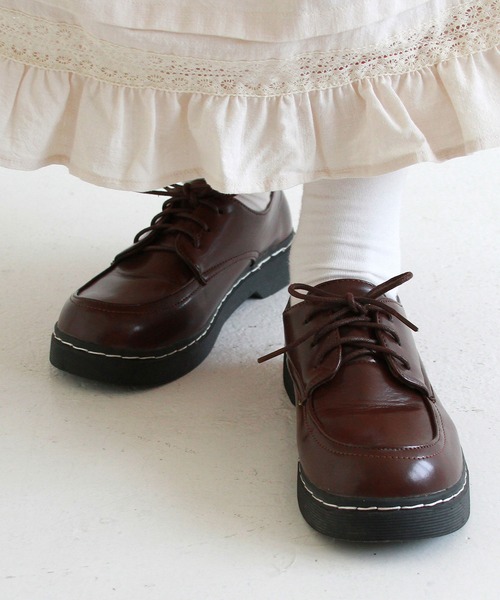 Crisp（クリスプ）の「レースアップシューズ（その他シューズ・レディース・ブラウン/ブラック・37/38/36）」の13枚目の写真