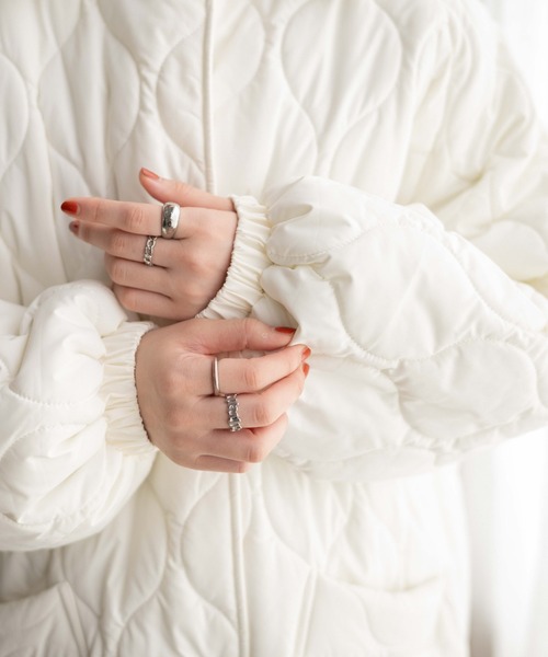 WEGO(ウィゴー)の「WEGO/キルティングブルゾン(ブルゾン・レディース・ブラック/ライトグレー/ホワイト・FREE)」の21枚目の写真