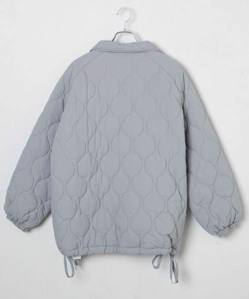 WEGO(ウィゴー)の「WEGO/キルティングブルゾン(ブルゾン・レディース・ブラック/ライトグレー/ホワイト・FREE)」の9枚目の写真