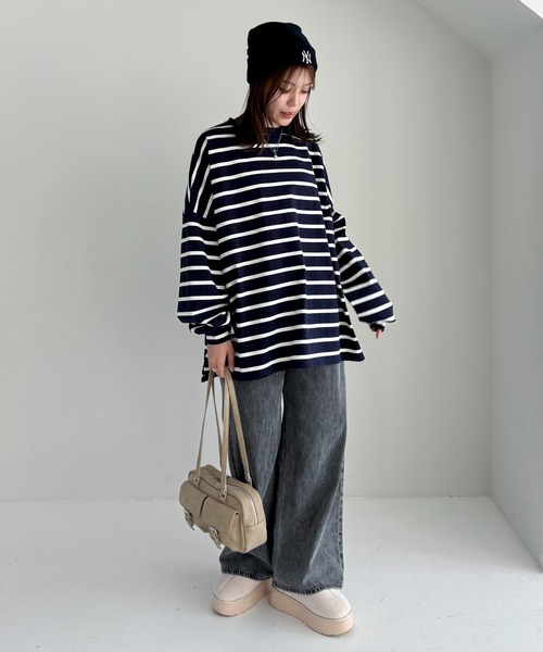 Heather（ヘザー）の「インヒールムートンブーツ　977318（ブーツ・レディース・ブラック/ベージュ/アイボリー・M/L）」の13枚目の写真