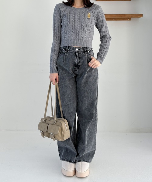 Heather（ヘザー）の「インヒールムートンブーツ　977318（ブーツ・レディース・ブラック/ベージュ/アイボリー・M/L）」の14枚目の写真