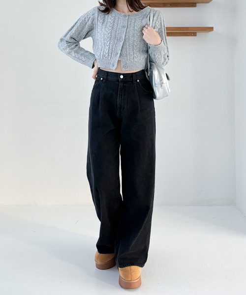 Heather（ヘザー）の「インヒールムートンブーツ　977318（ブーツ・レディース・ブラック/ベージュ/アイボリー・M/L）」の16枚目の写真