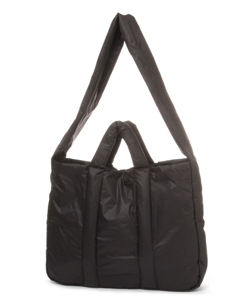 LEPSIM（レプシィム）の「【CONTROL FREAK／コントロールフリーク】撥水ナイロンBIGショルダー　904481（ショルダーバッグ・レディース・ブラック/アイボリー・ONE SIZE）」の2枚目の写真