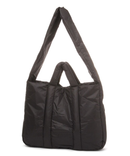 LEPSIM（レプシィム）の「【CONTROL FREAK／コントロールフリーク】撥水ナイロンBIGショルダー　904481（ショルダーバッグ・レディース・ブラック/アイボリー・ONE SIZE）」の4枚目の写真