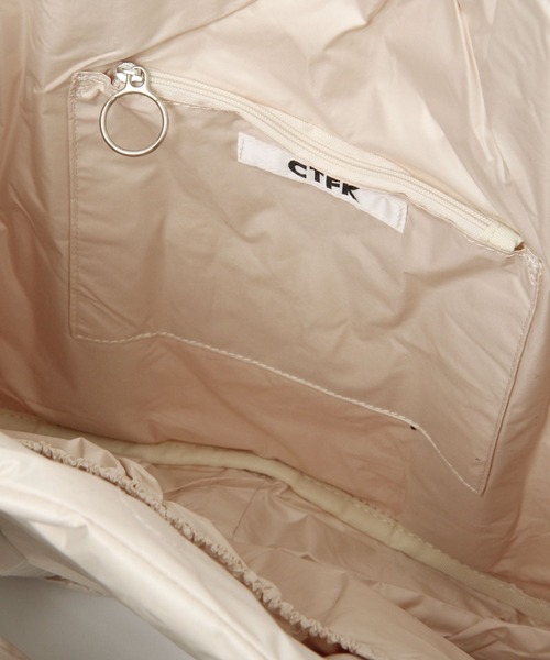 LEPSIM（レプシィム）の「【CONTROL FREAK／コントロールフリーク】撥水ナイロンBIGショルダー　904481（ショルダーバッグ・レディース・ブラック/アイボリー・ONE SIZE）」の12枚目の写真