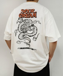 Sourcream | 【Sourcream麻雀倶楽部】ドラゴンTEE(Tシャツ/カットソー)