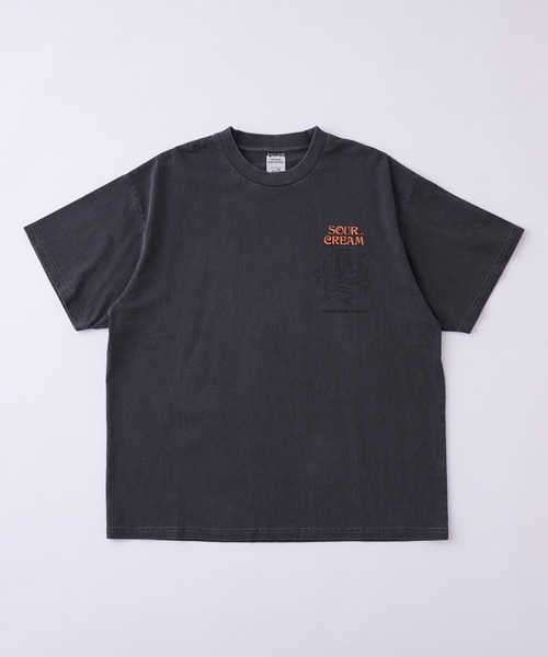 Sourcream(サワークリーム)の「【Sourcream麻雀倶楽部】ドラゴンTEE(Tシャツ/カットソー・メンズ・ホワイト/チャコールグレー・FREE)」の7枚目の写真