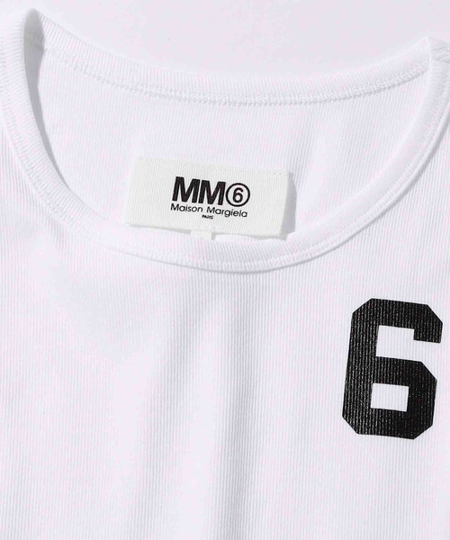 MM6 Maison Margiela(エムエムシックス メゾン マルジェラ)の「MM6 Maison Margiela(エムエムシックス メゾン マルジェラ)Kids & Junior ワンポイントタンクトップ(タンクトップ・キッズ・ホワイト・8Y)」の4枚目の写真