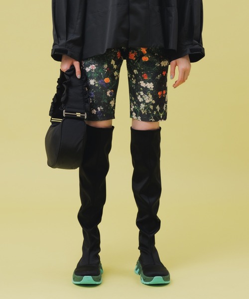 NON TOKYO/ノントーキョー/プリントリブショーツ