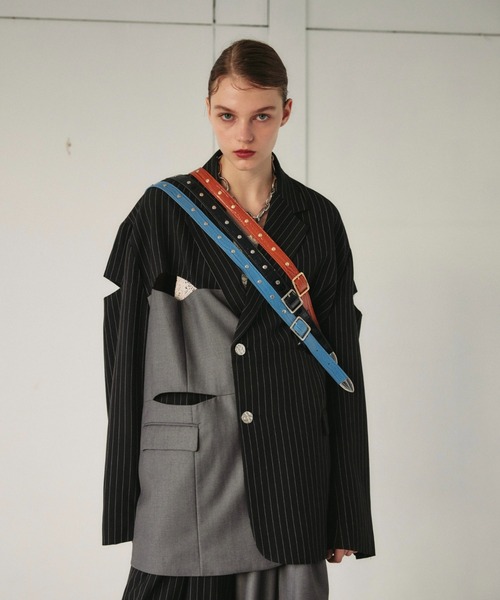 seyto（セイト）の「Multi way patent fake leather bag / マルチウェイパテントフェイクレザーバック（ショルダーバッグ・メンズ・ブルー/ブラウン/ブラック・FREE）」の8枚目の写真