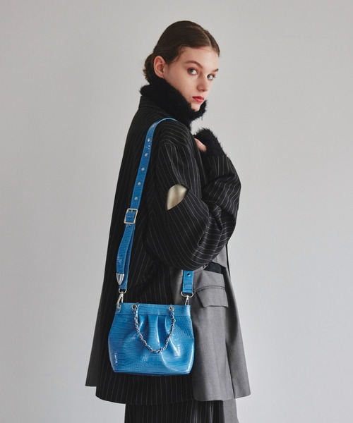 seyto（セイト）の「Multi way patent fake leather bag / マルチウェイパテントフェイクレザーバック（ショルダーバッグ・メンズ・ブルー/ブラウン/ブラック・FREE）」の19枚目の写真