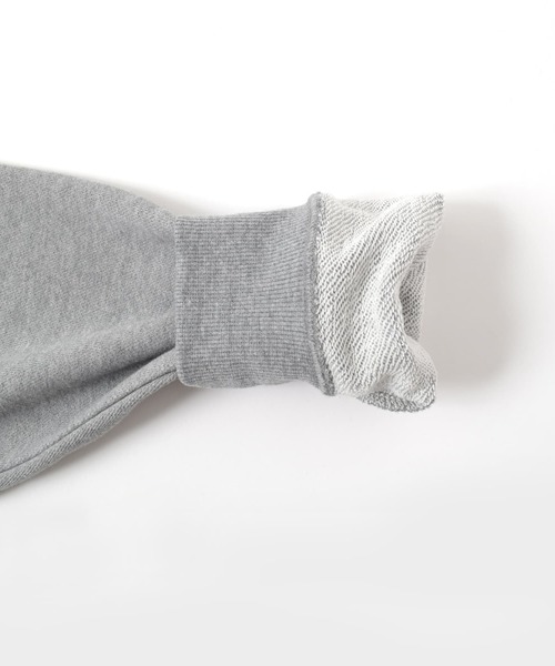 GLAZOS(グラソス)の「TC裏毛・バイカラーパーカー(その他トップス・キッズ・ベージュ/ライトブルー/グレー・140cm/150cm/160cm/170cm)」の12枚目の写真