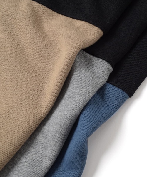 GLAZOS(グラソス)の「TC裏毛・バイカラーパーカー(その他トップス・キッズ・ベージュ/ライトブルー/グレー・140cm/150cm/160cm/170cm)」の14枚目の写真