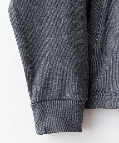 JEANS MATE(ジーンズメイト)の「【KAITEKI+】フラッフィースムースリブ ブルゾン(ブルゾン・メンズ・ブルー/ベージュ/チャコールグレー・MEDIUM/X-LARGE/LARGE)」の8枚目の写真