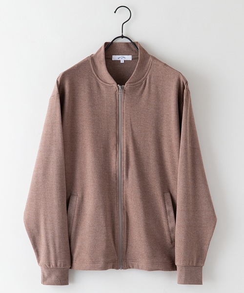 JEANS MATE(ジーンズメイト)の「【KAITEKI+】フラッフィースムースリブ ブルゾン(ブルゾン・メンズ・ブルー/ベージュ/チャコールグレー・MEDIUM/X-LARGE/LARGE)」の5枚目の写真