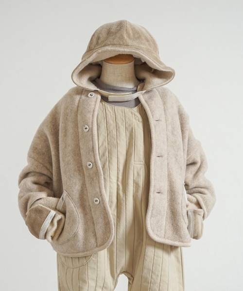 【NAOMI ITO】リバーシブル耳当て帽子 エクリュ S・M（ハット）｜NAOMI ITO（ナオミイトウ）