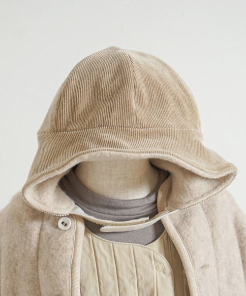 【NAOMI ITO】リバーシブル耳当て帽子 エクリュ S・M（ハット）｜NAOMI ITO（ナオミイトウ）