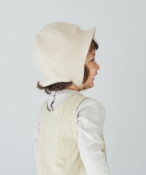【NAOMI ITO】リバーシブル耳当て帽子 エクリュ S・M（ハット）｜NAOMI ITO（ナオミイトウ）