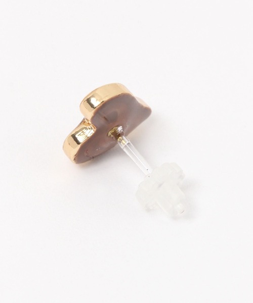 GLOBAL WORK(グローバルワーク)の「ハート封入ピアス/982527(ピアス(両耳用)・レディース・パープル/グリーン/ホワイト・FREE)」の4枚目の写真