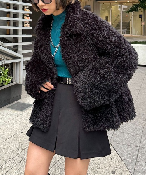 PAGEBOY（ページボーイ）の「2WAYミドルボアコート（その他アウター・レディース・アイボリー/ブラック・FREE）」の17枚目の写真