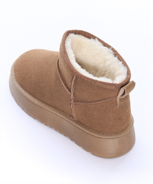 clear（クリア）の「ムートンショートブーツ（ブーツ・レディース・キャメル・M/L）」の9枚目の写真