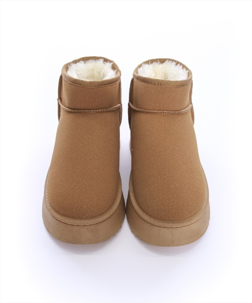 clear（クリア）の「ムートンショートブーツ（ブーツ・レディース・キャメル・M/L）」の20枚目の写真