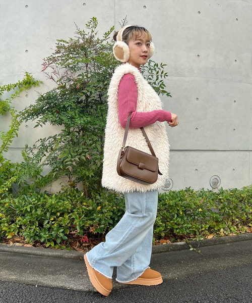 clear（クリア）の「ムートンショートブーツ（ブーツ・レディース・キャメル・M/L）」の15枚目の写真