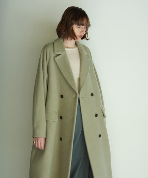 セール】DOUBLE WOOL LONG COAT（チェスターコート）｜CLANE（クラネ