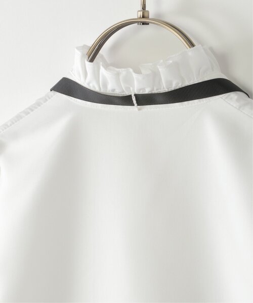 ikka（イッカ）の「【フォーマル対応】ボウタイ付きフリルブラウス（120~160cm）（シャツ/ブラウス・キッズ・オフホワイト・120/130/140/150/160）」の19枚目の写真